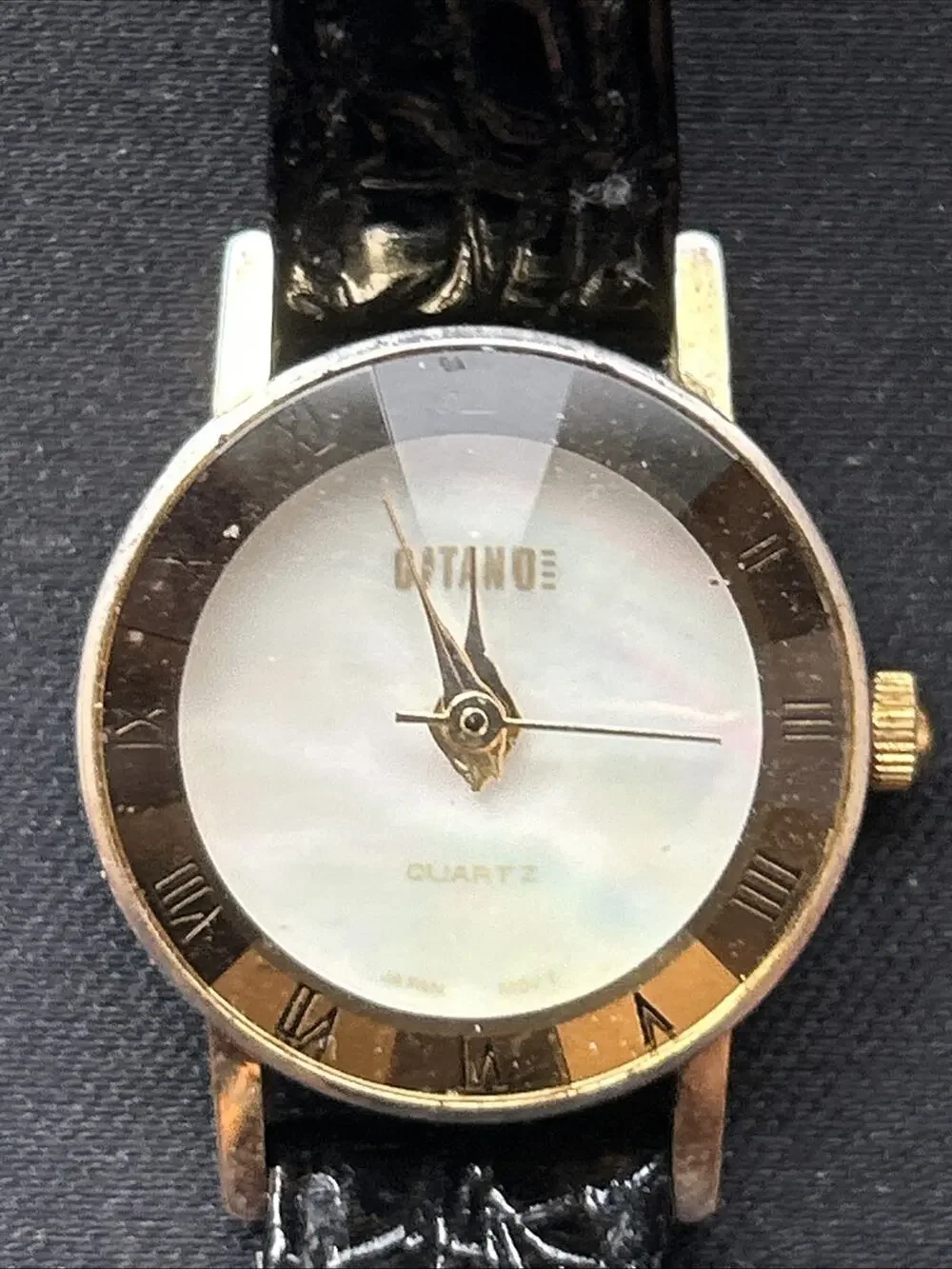Gitano Gold Tone MOP Dial Women’s Quartz Watch